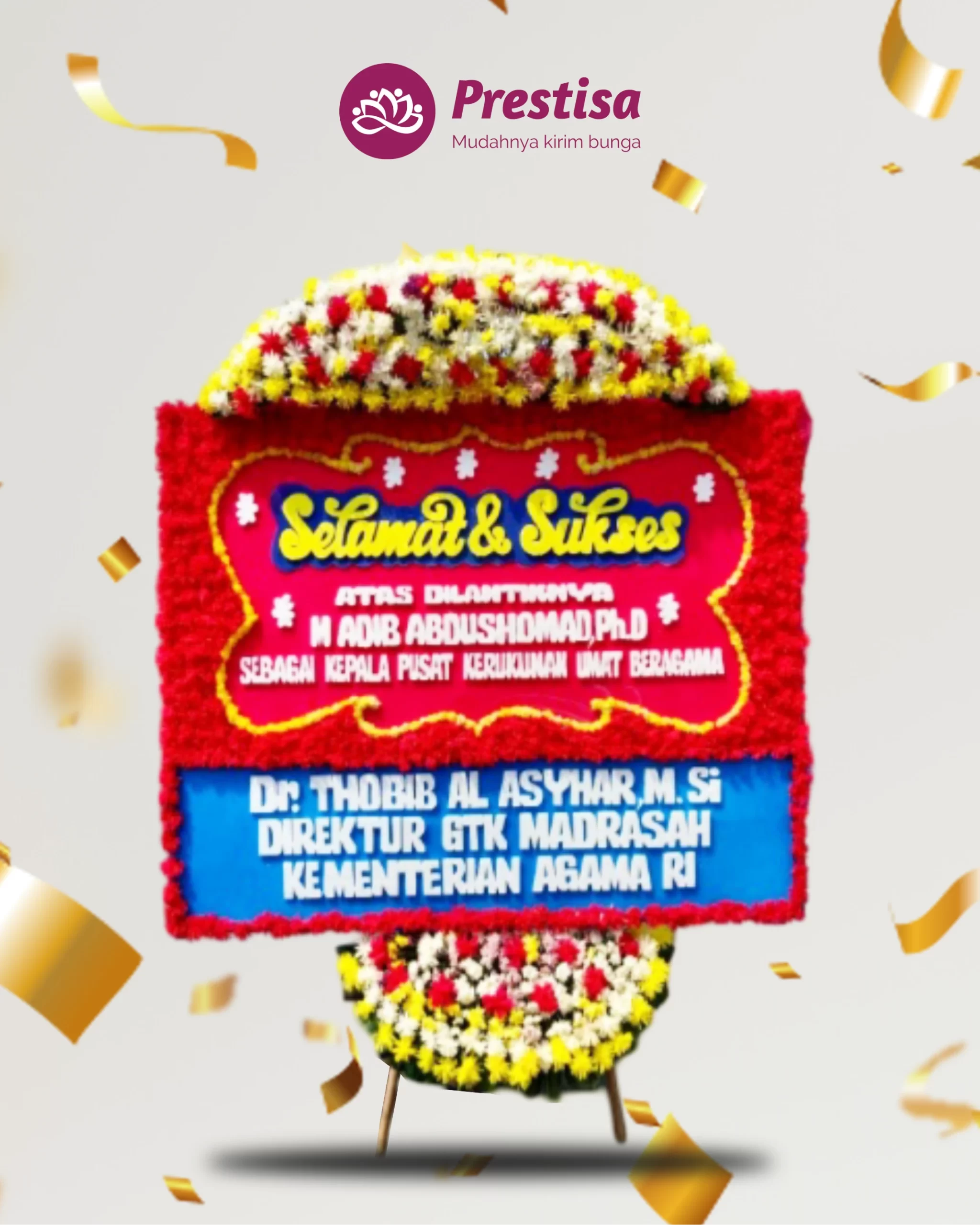 Karangan Bunga Papan – Congratulation – Karawang – 11