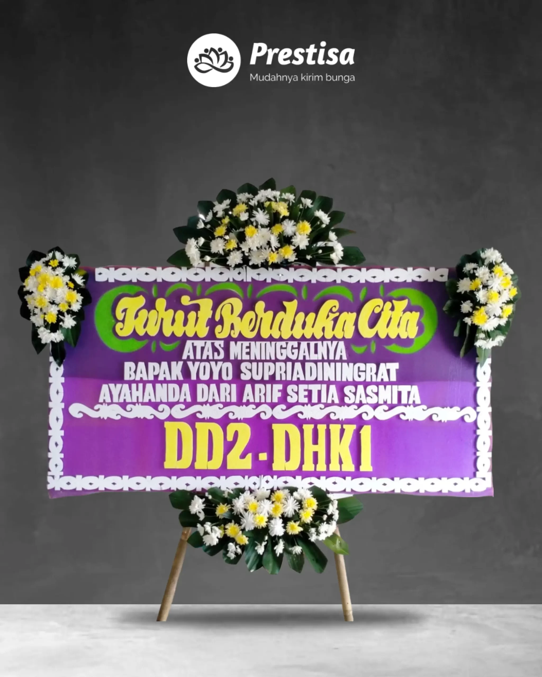 Karangan Bunga Papan – Duka Cita– Kuningan– 9
