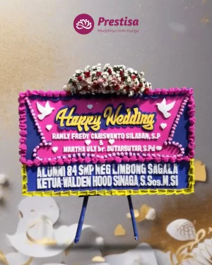 Karangan Bunga Papan – Wedding– Purwakarta– 1