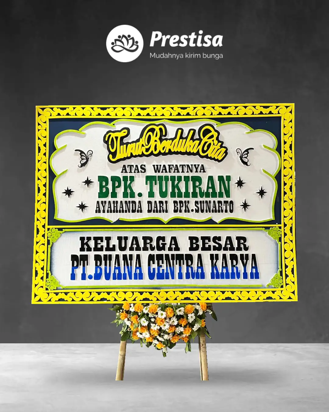 Karangan Bunga Papan – Duka Cita– Magelang – 2