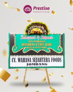 Karangan Bunga Papan – Congratulation– Probolinggo – 1