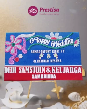 Karangan Bunga Papan – Wedding– Pekanbaru– 9