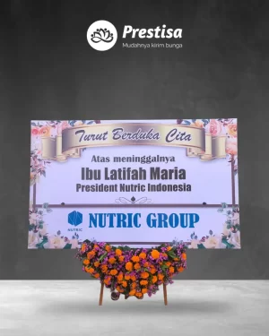 Karangan Bunga Papan – Duka Cita– Pasuruan – 1