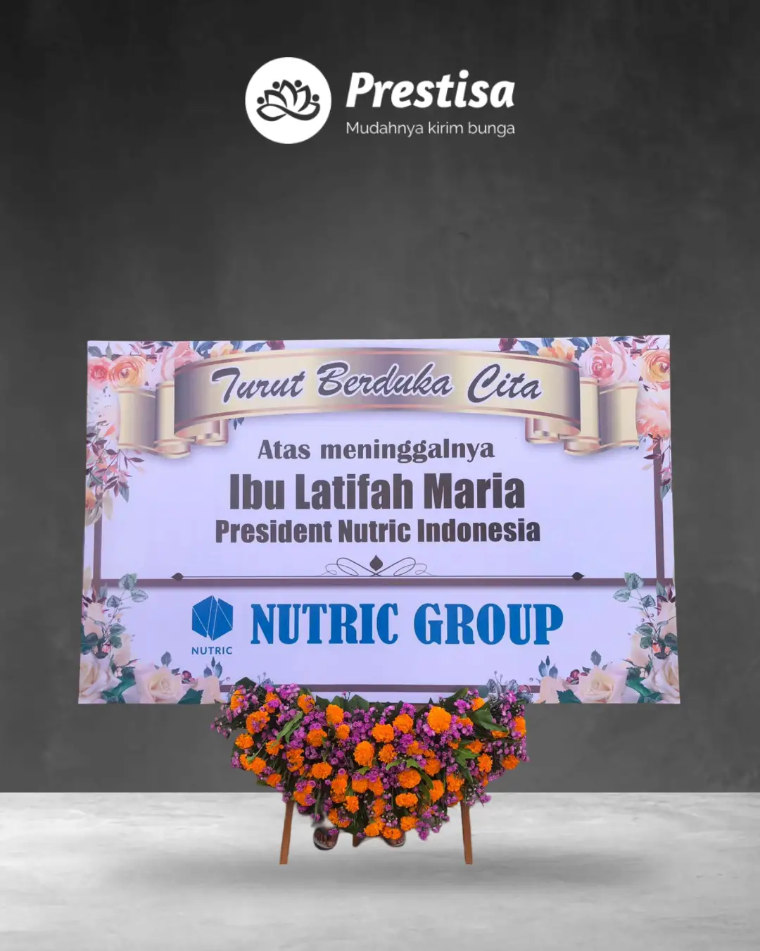 Karangan Bunga Papan – Duka Cita– Pasuruan – 1