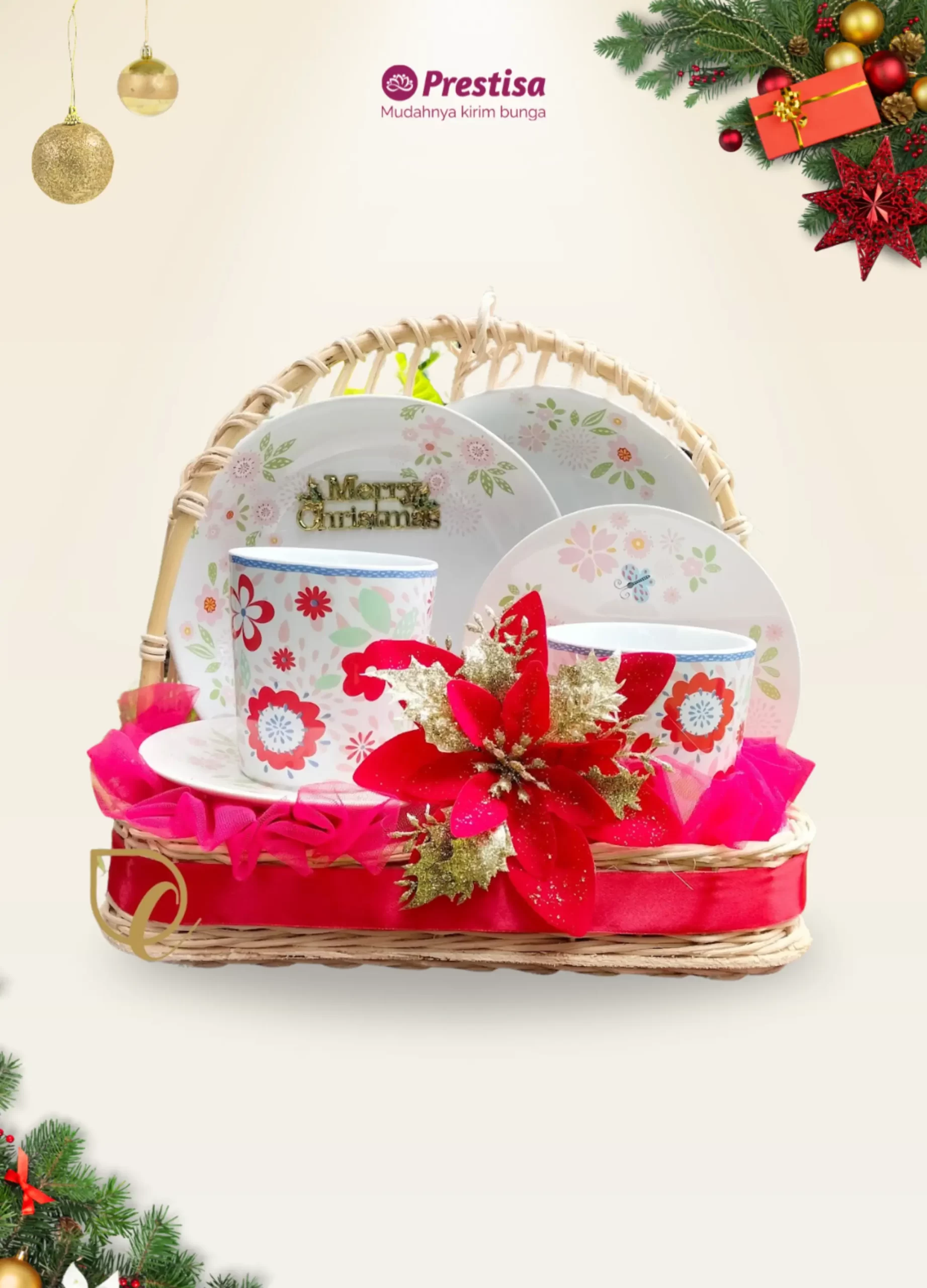 Winter Elegance Porcelain Parcel - 001