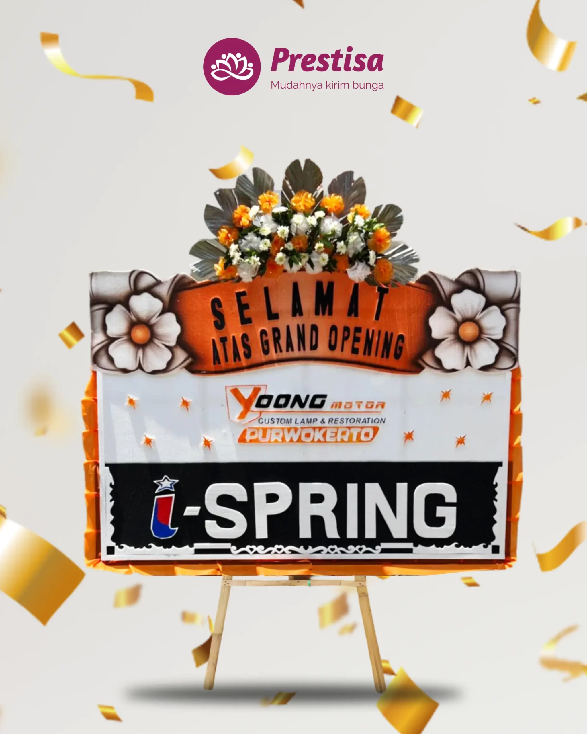 Karangan Bunga Papan – Congratulation – Cilacap – 1