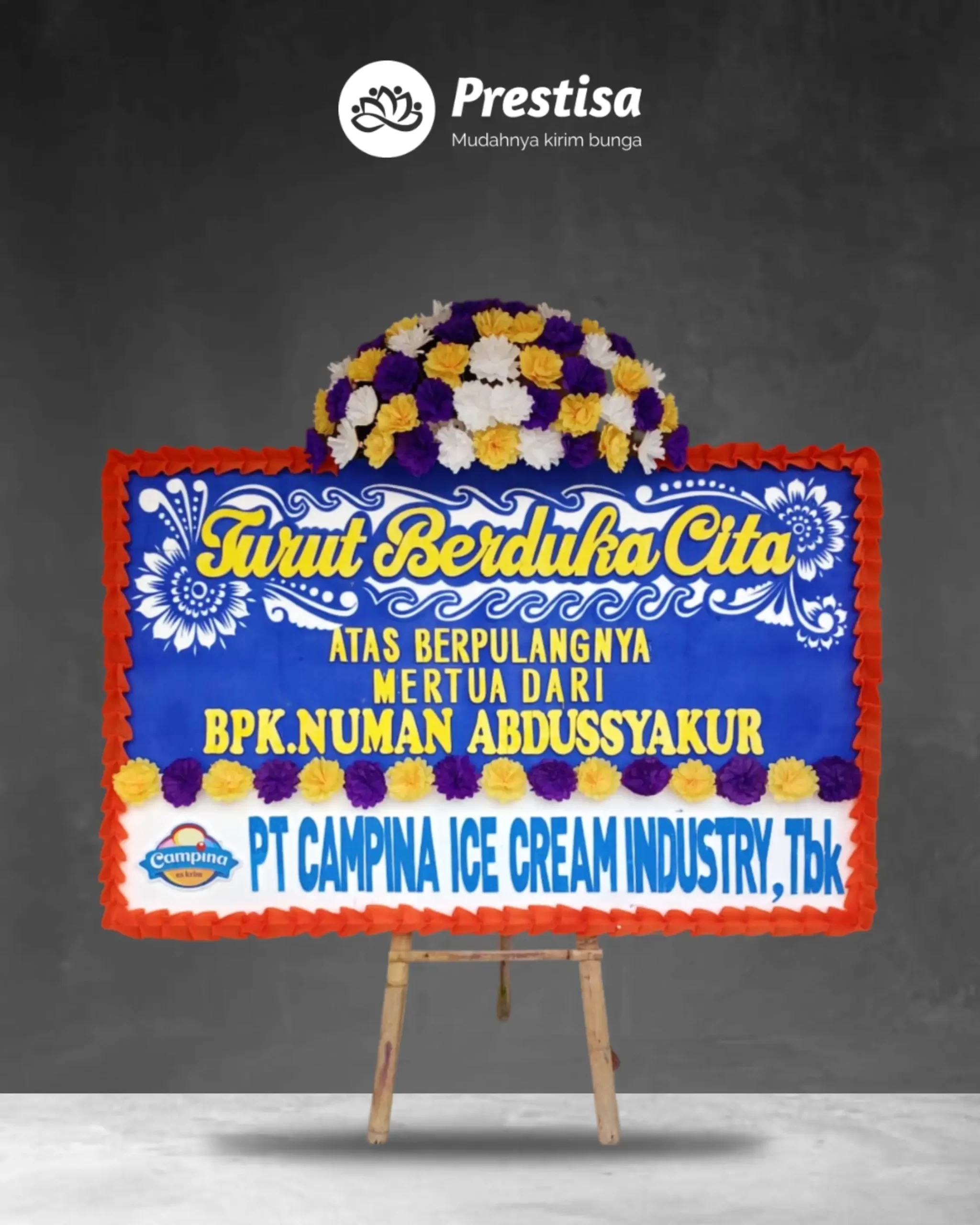 Karangan Bunga Papan – Duka Cita– Tegal – 1