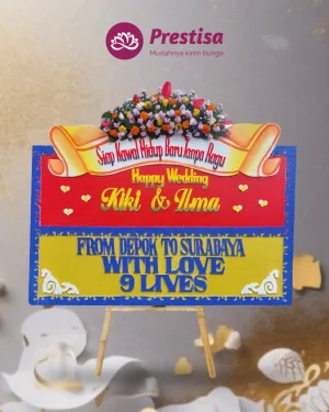 Karangan Bunga Papan – Wedding– Mojokerto – 2