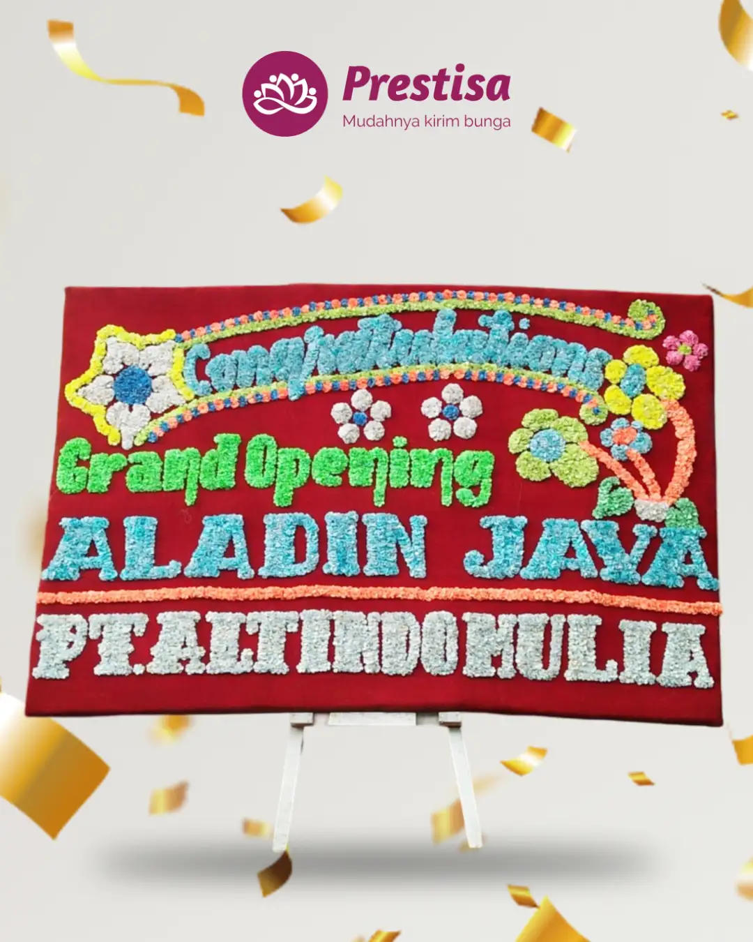 Karangan Bunga Papan – Congratulation– Batam– 5