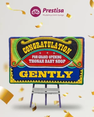 Karangan Bunga Papan – Congratulation– Padang– 1