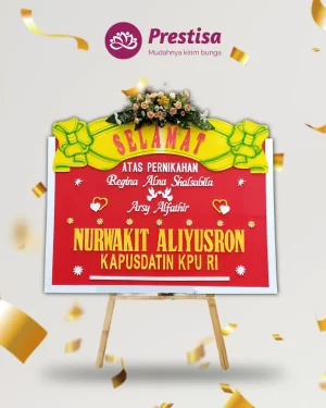 Karangan Bunga Papan – Congratulation– Batu – 3