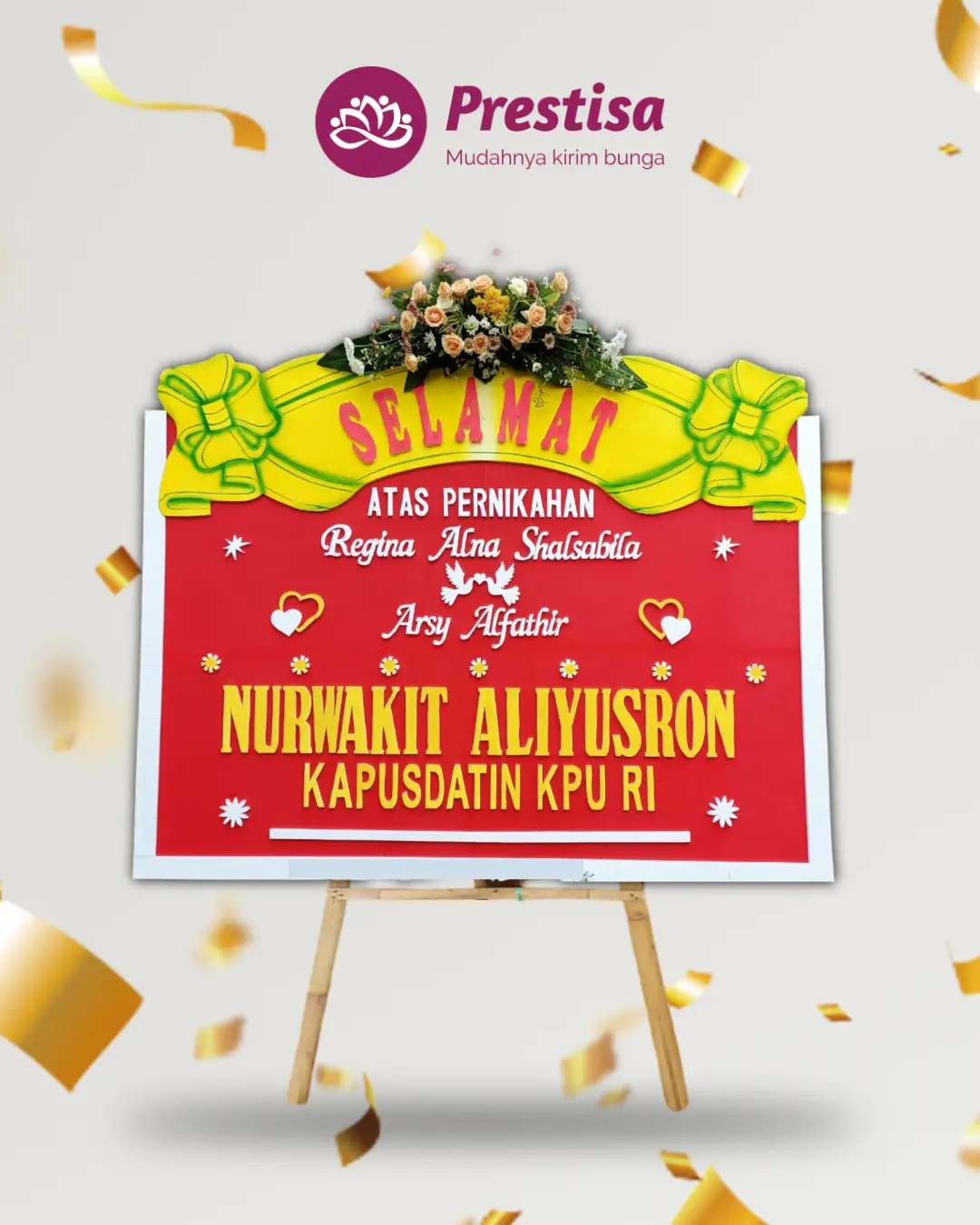 Karangan Bunga Papan – Congratulation– Batu – 3