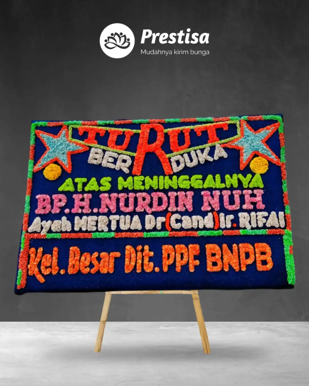 Karangan Bunga Papan – Duka Cita– Pematang Siantar– 8