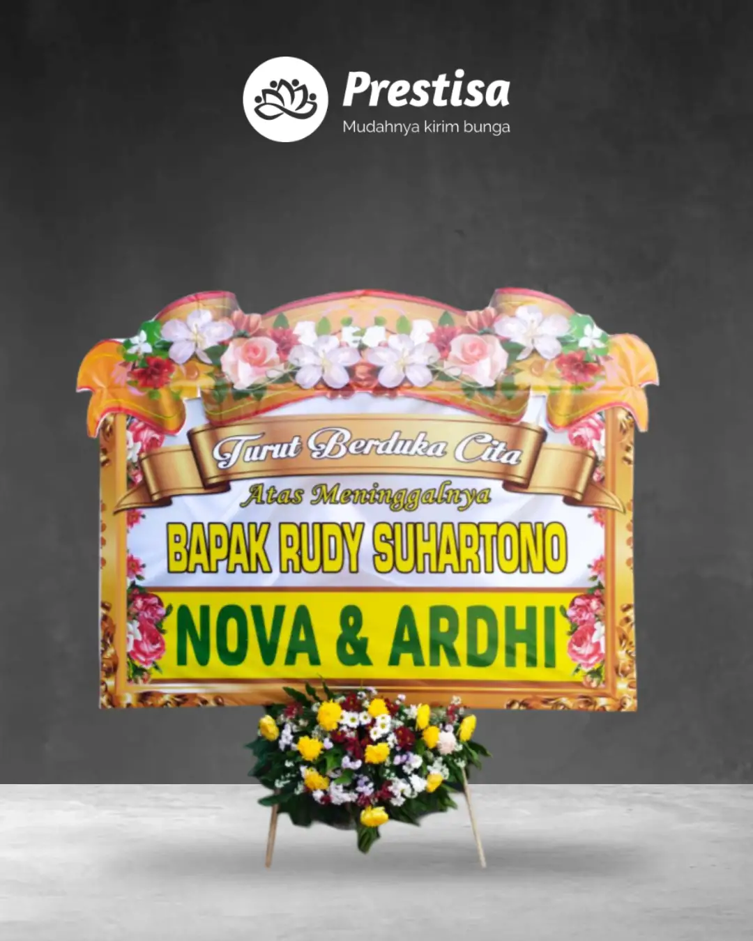 Karangan Bunga Papan – Duka Cita– Probolinggo – 1