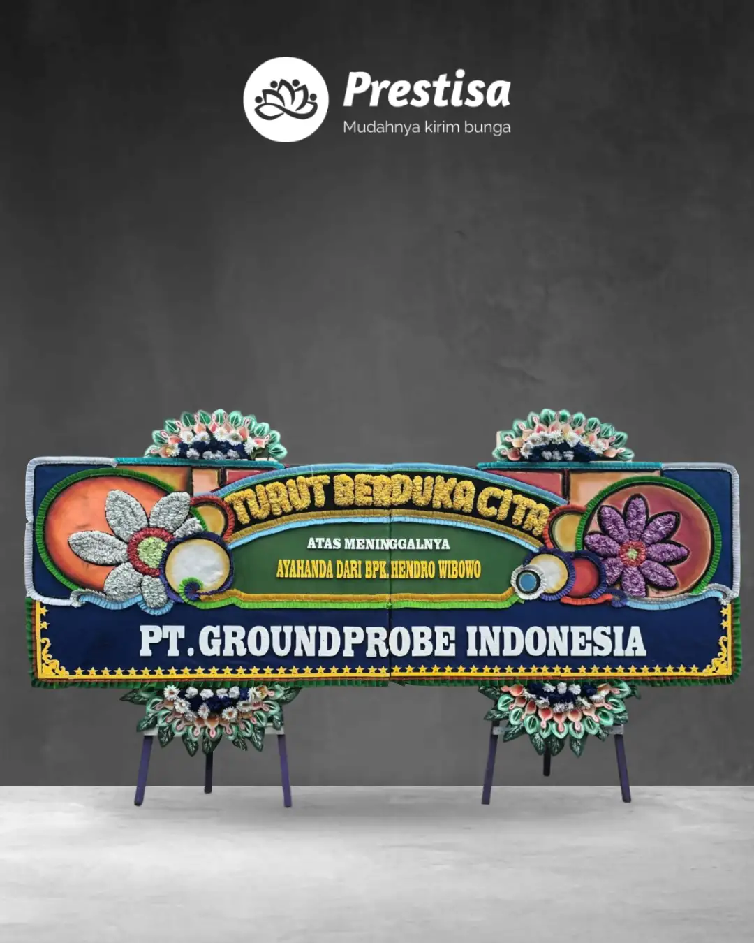 Karangan Bunga Papan – Duka Cita– Bukittinggi– 10