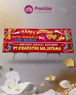 Karangan Bunga Papan – Wedding– Bandar Lampung– 5