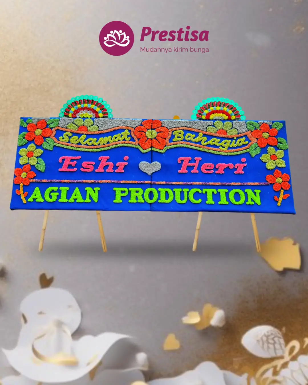 Karangan Bunga Papan – Wedding– Bengkulu– 10