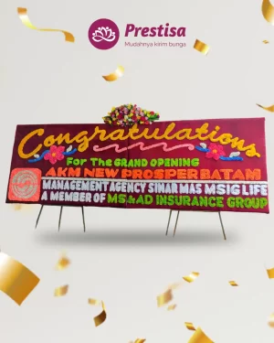 Karangan Bunga Papan – Congratulation– Banda Aceh– 9