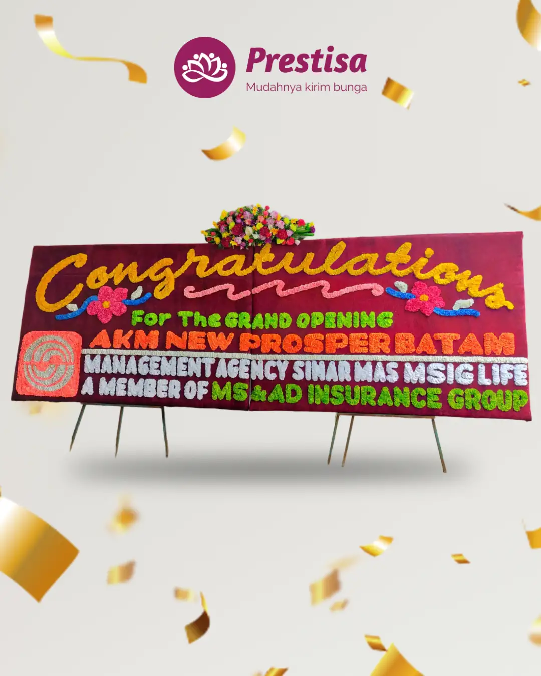 Karangan Bunga Papan – Congratulation– Bandar Lampung– 11