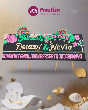 Karangan Bunga Papan – Wedding– Bengkulu– 11