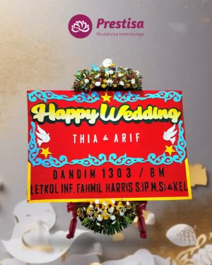Karangan Bunga Papan – Wedding– Pekanbaru– 12