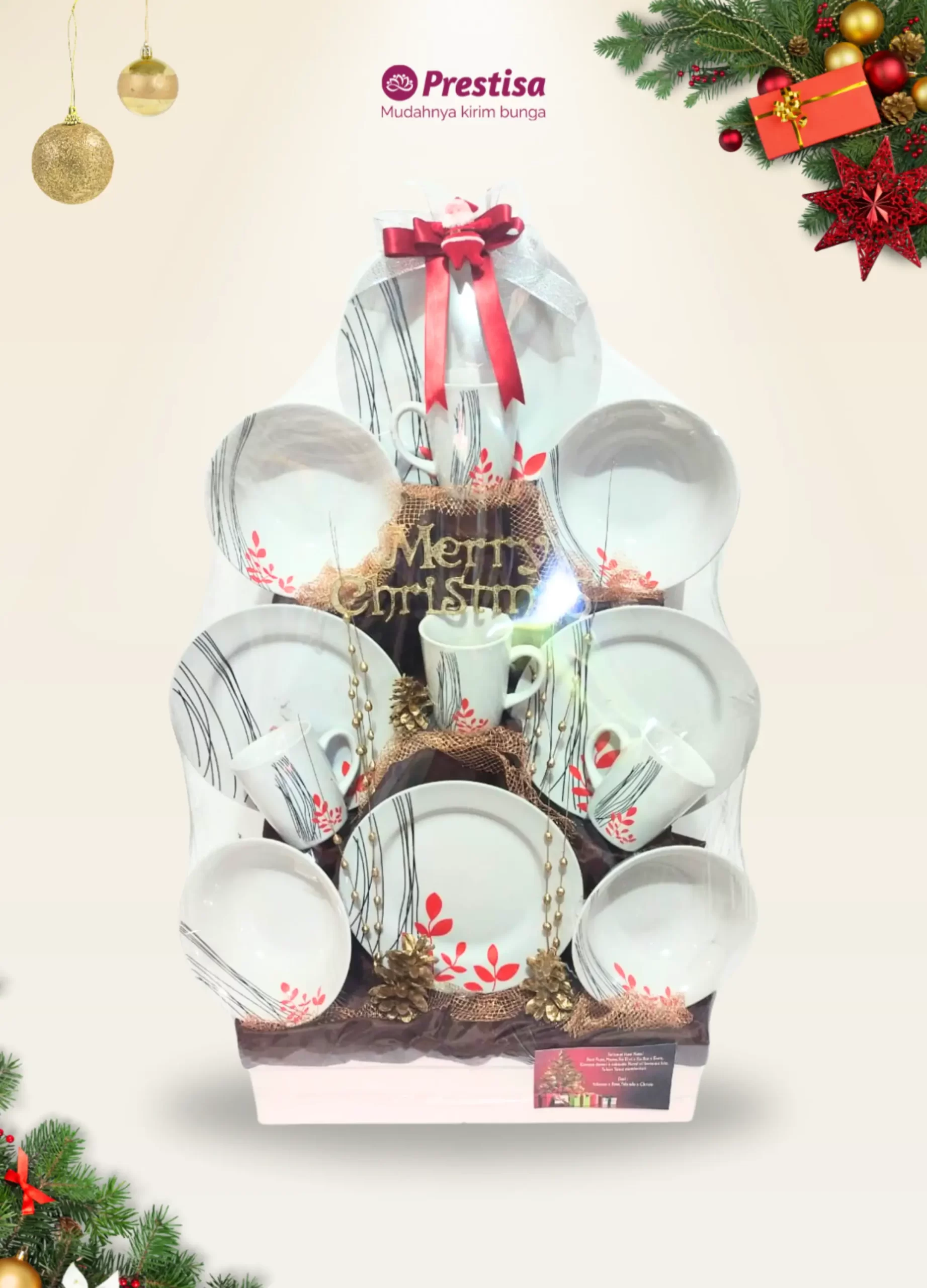 Winter Elegance Porcelain Parcel - 012