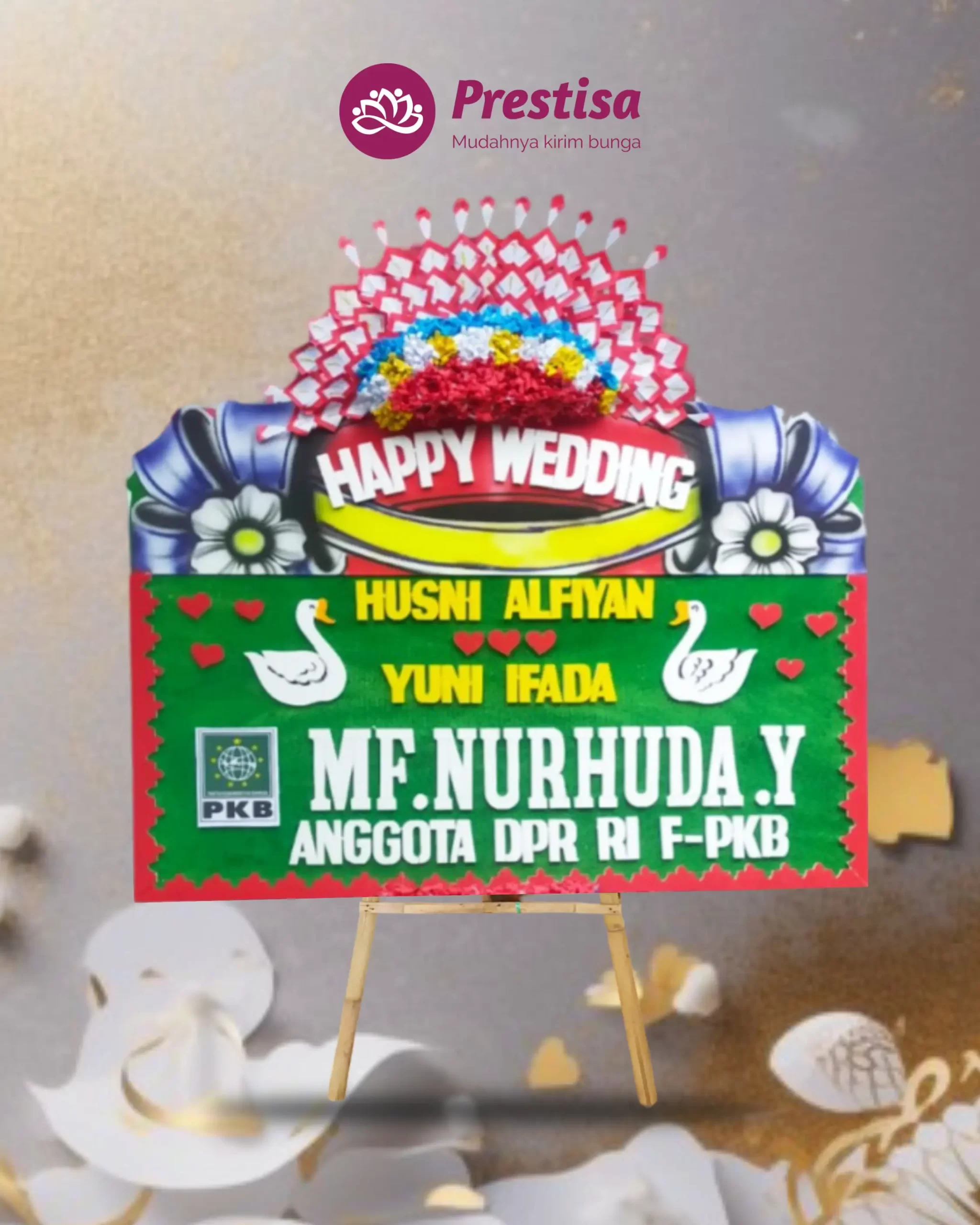 Karangan Bunga Papan – Wedding– Pekalongan – 2