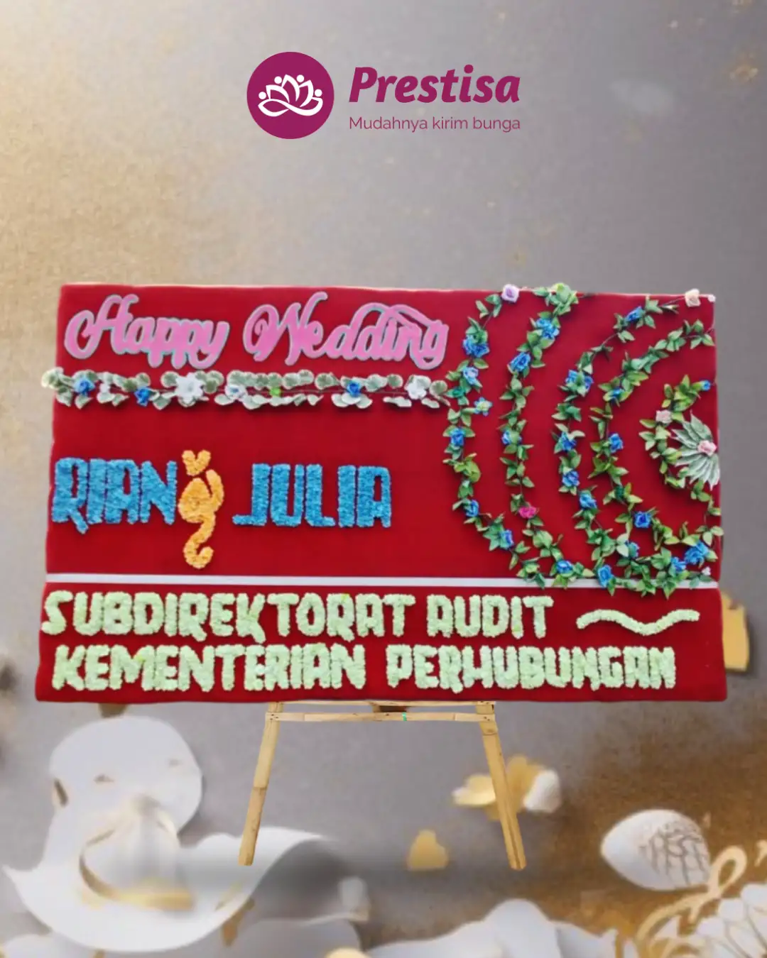 Karangan Bunga Papan – Wedding– Palembang– 8