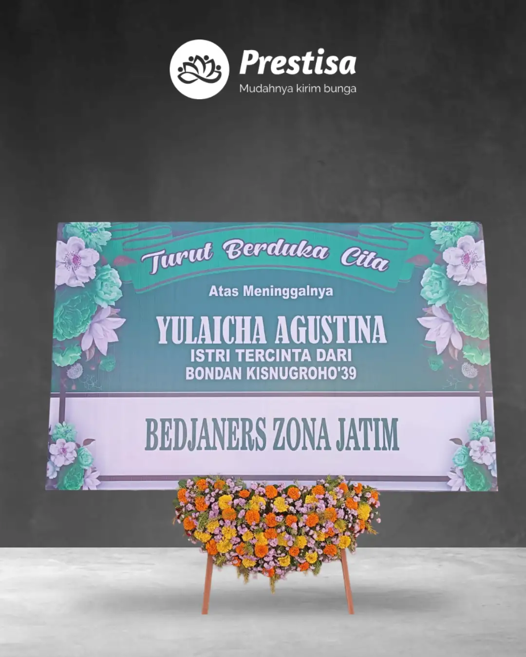 Karangan Bunga Papan – Duka Cita– Sidoarjo – 2