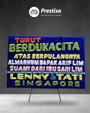 Karangan Bunga Papan – Duka Cita– Bandar Lampung– 2