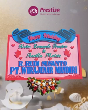 Karangan Bunga Papan – Wedding– Mojokerto – 3