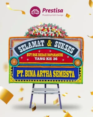 Karangan Bunga Papan – Congratulation– Padang– 5