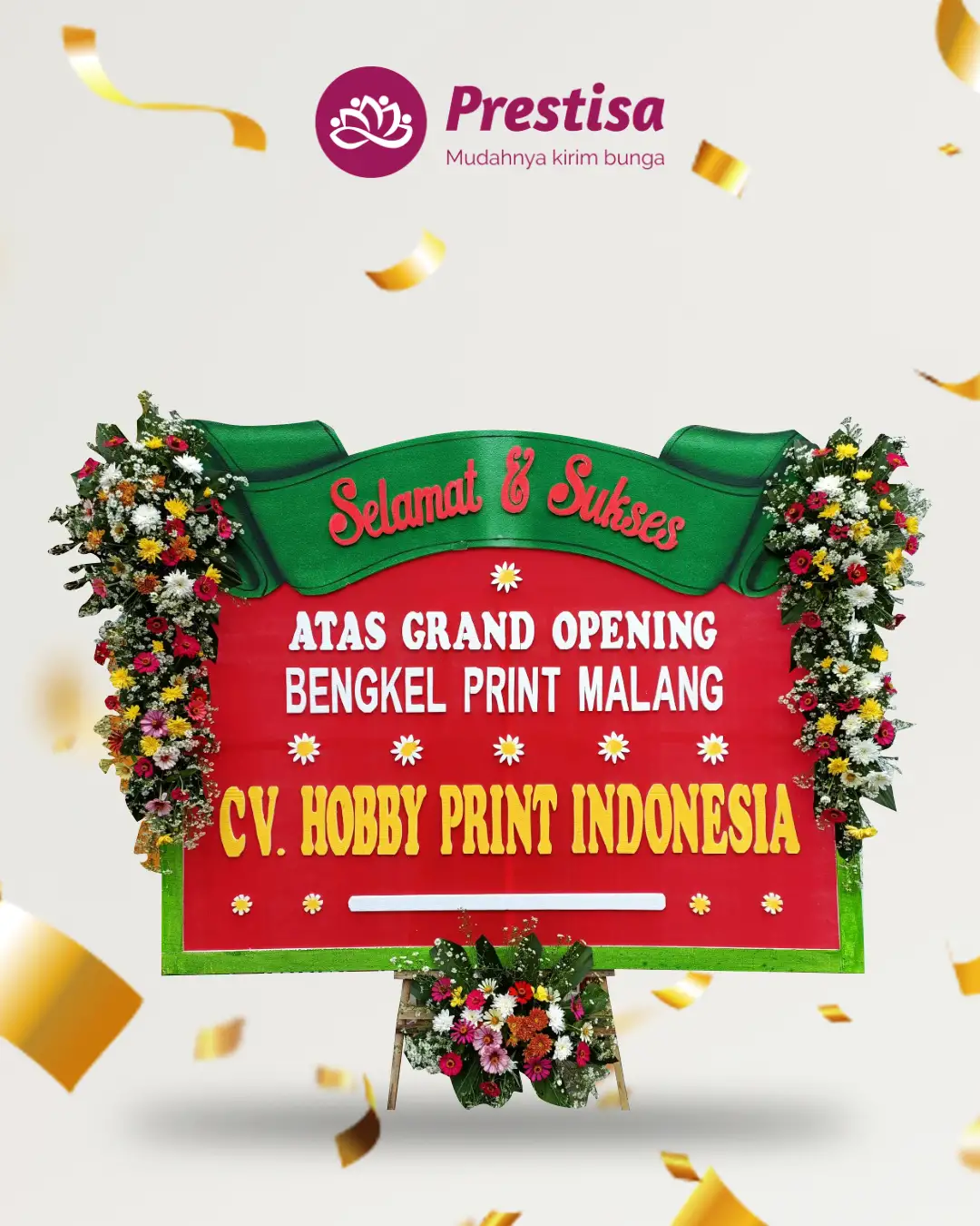 Karangan Bunga Papan – Congratulation– Malang – 8