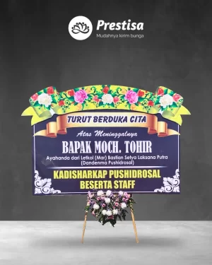 Karangan Bunga Papan – Duka Cita– Probolinggo – 2