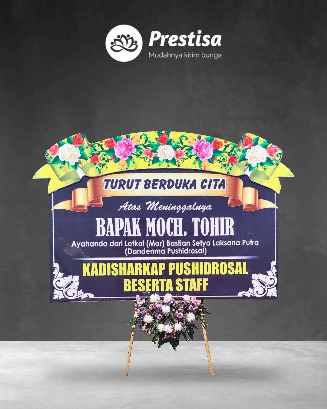 Karangan Bunga Papan – Duka Cita– Probolinggo – 2