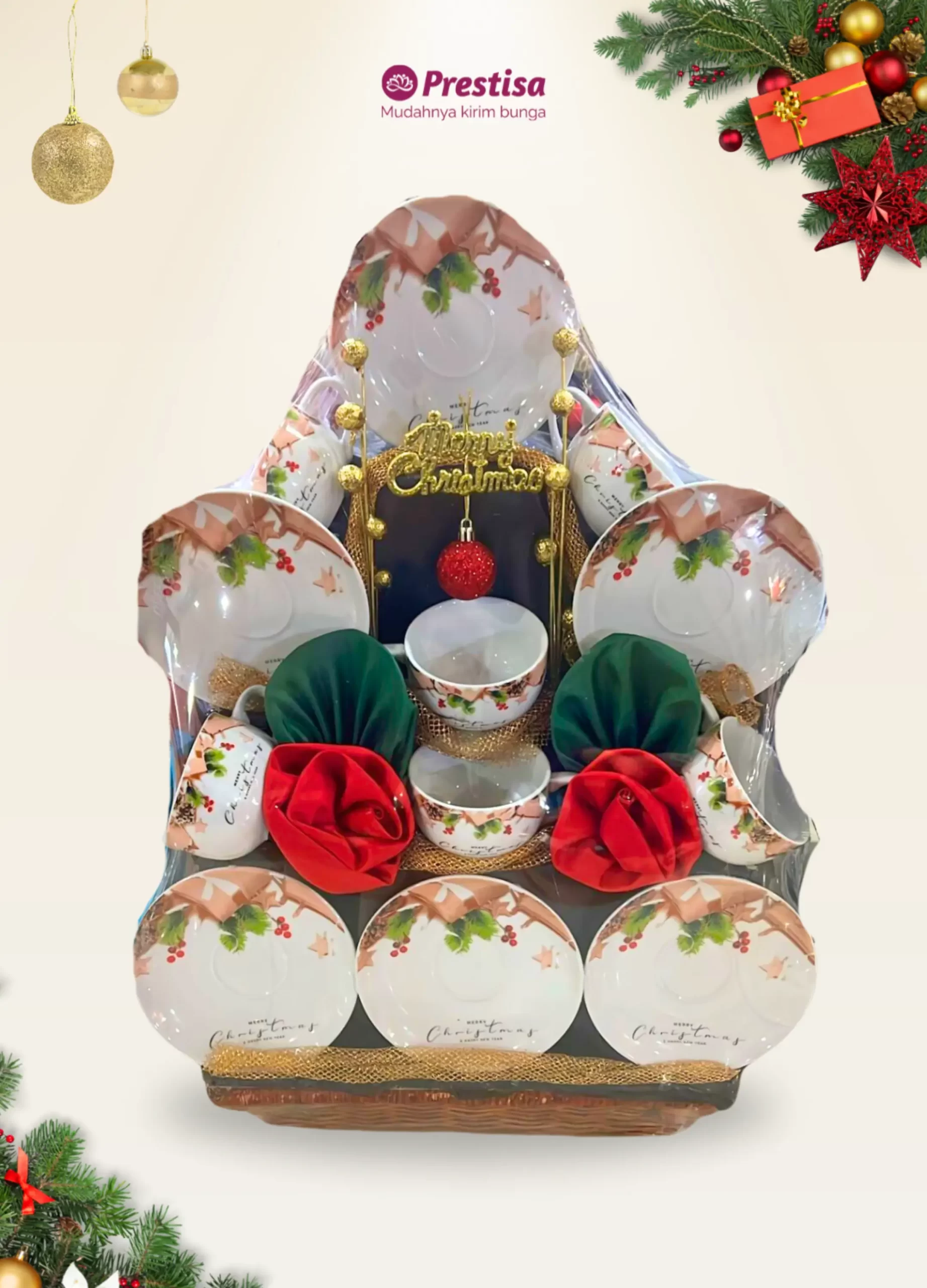 Winter Elegance Porcelain Parcel - 021