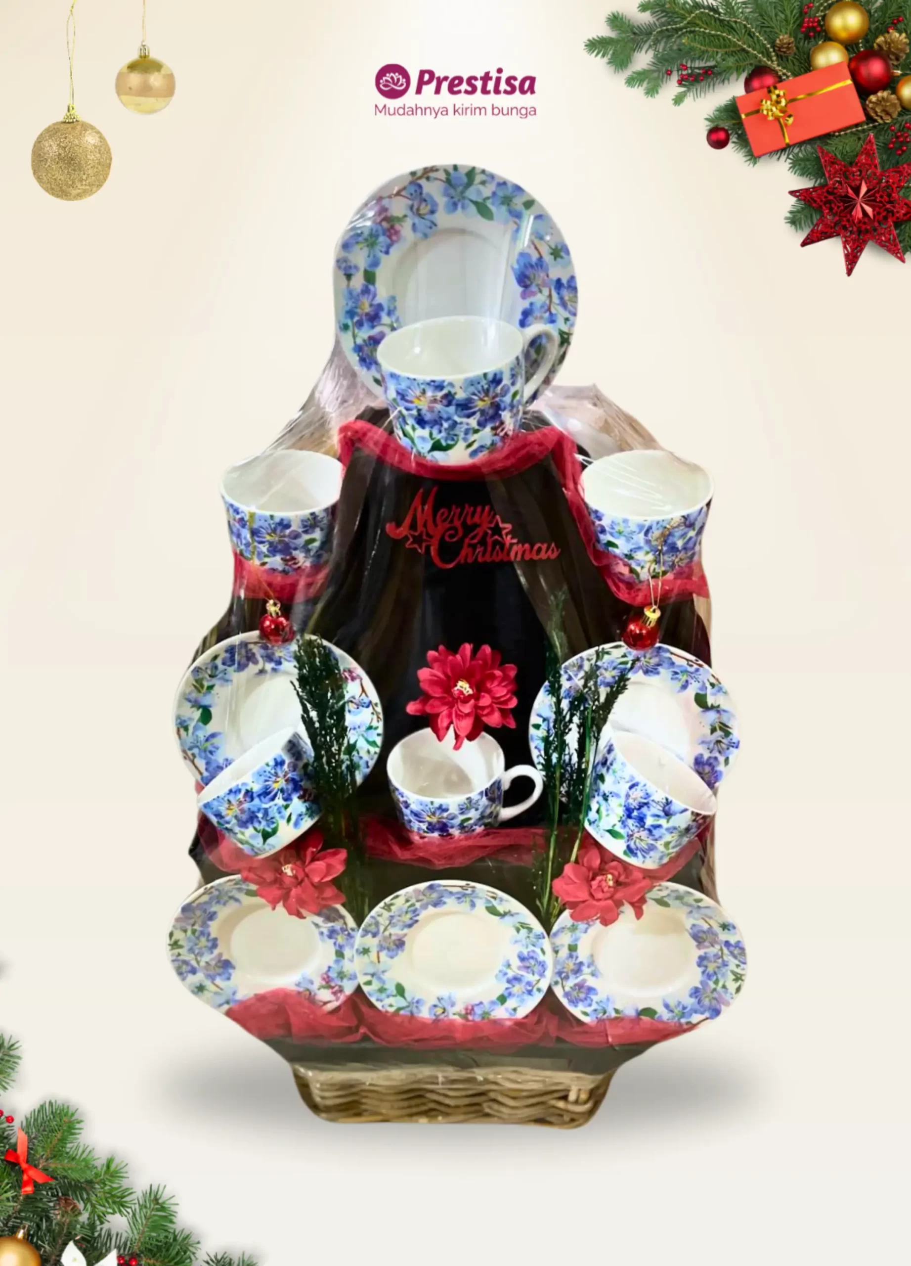 Winter Elegance Porcelain Parcel - 023