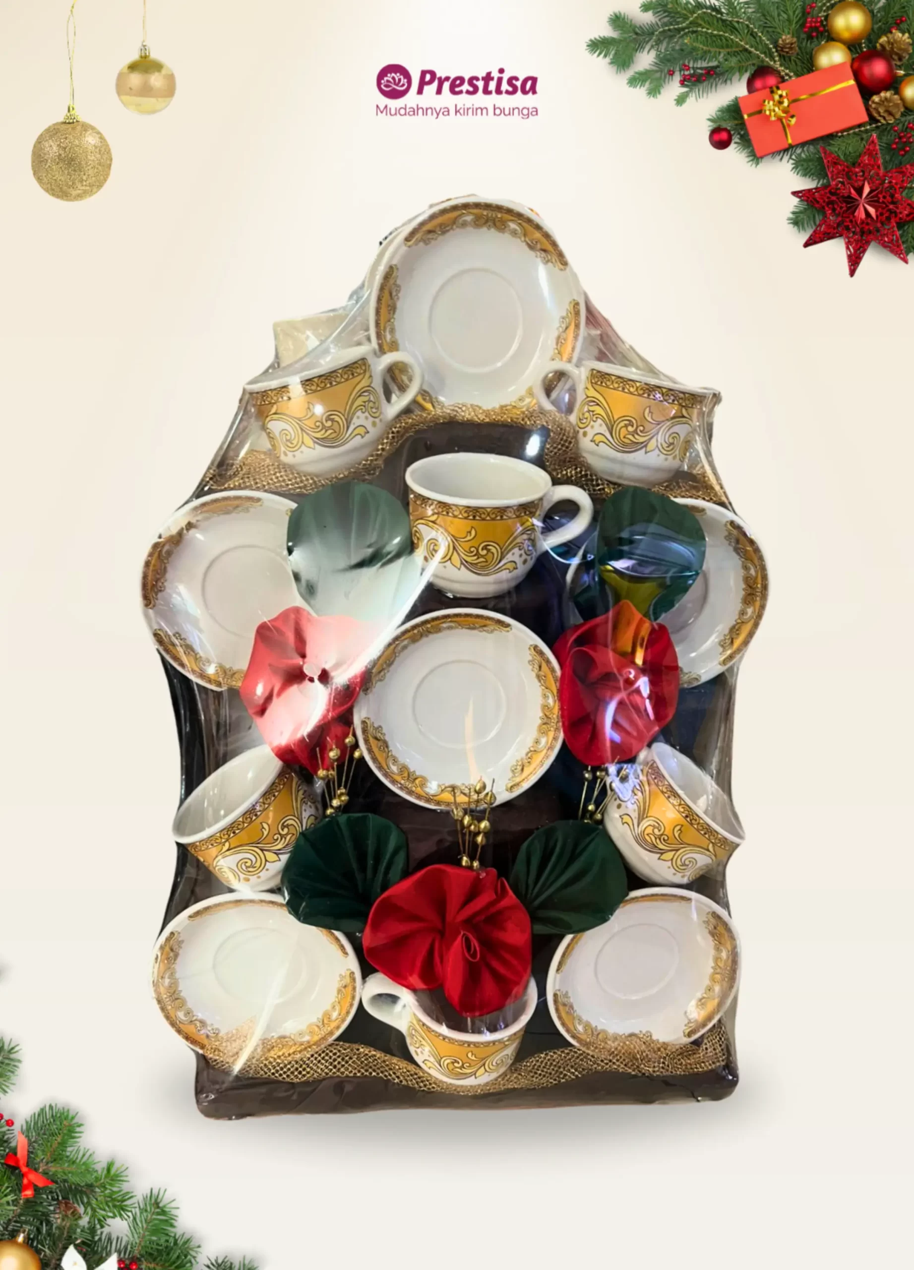 Winter Elegance Porcelain Parcel - 025