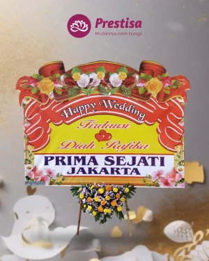 Karangan Bunga Papan – Wedding– Probolinggo – 2