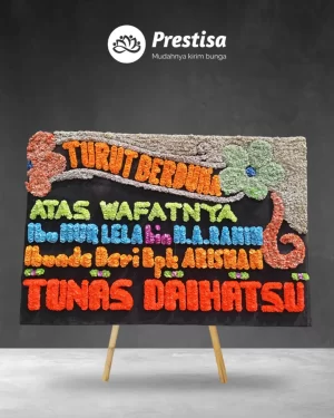 Karangan Bunga Papan – Duka Cita– Medan– 3