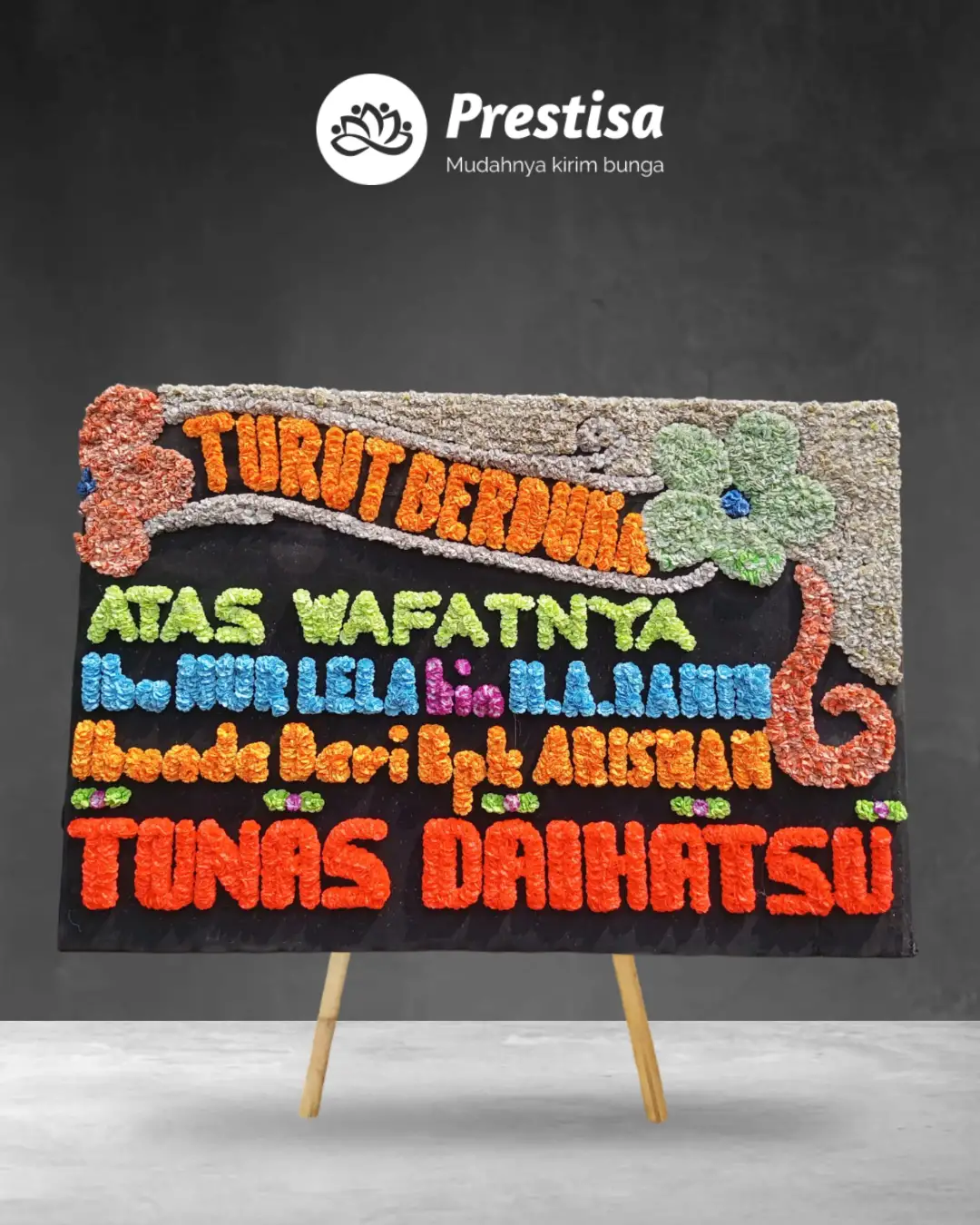 Karangan Bunga Papan – Duka Cita– Medan– 3