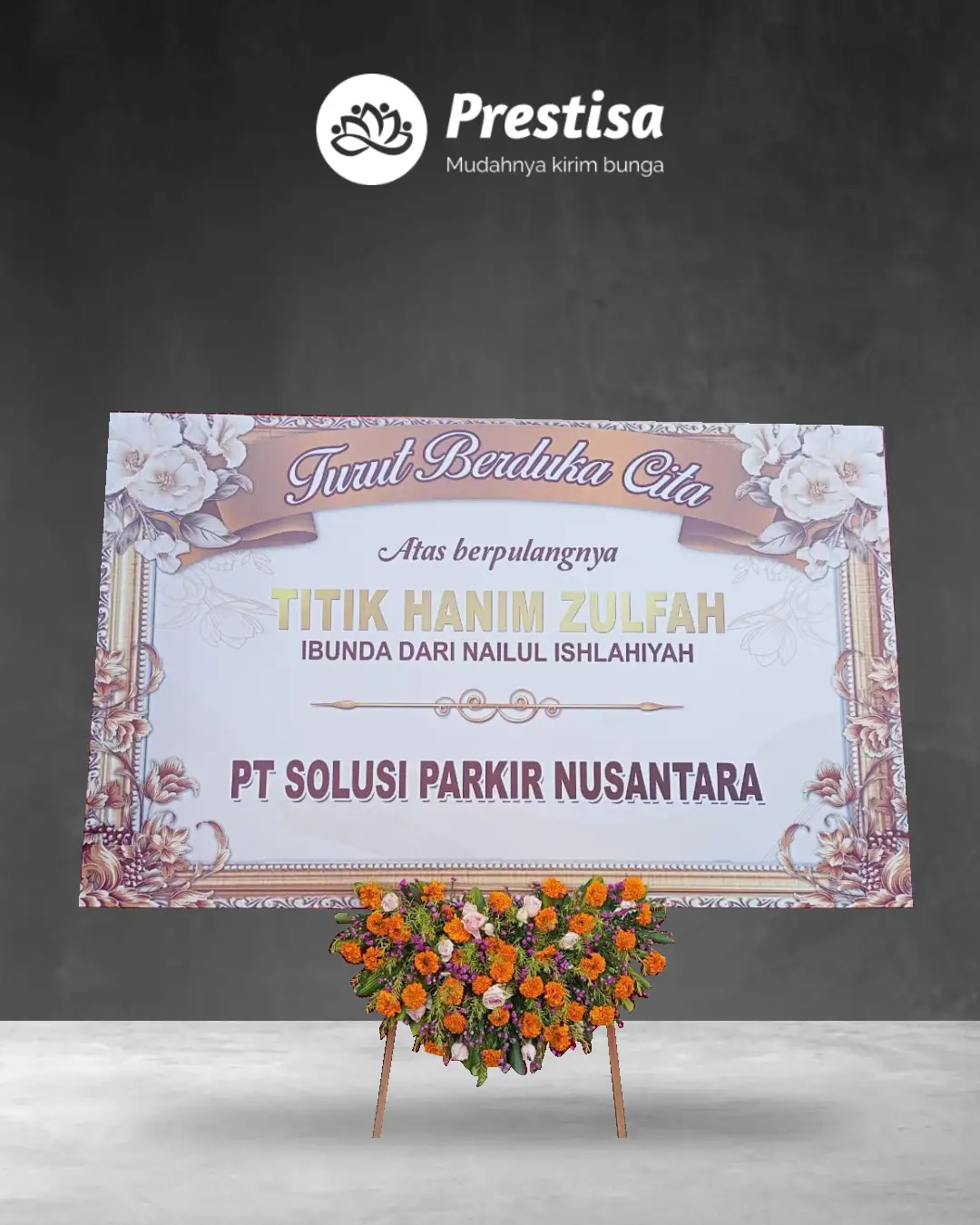 Karangan Bunga Papan – Duka Cita– Sidoarjo – 3