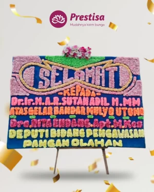 Karangan Bunga Papan – Congratulation– Medan– 6