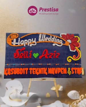 Karangan Bunga Papan – Wedding– Pekanbaru– 7