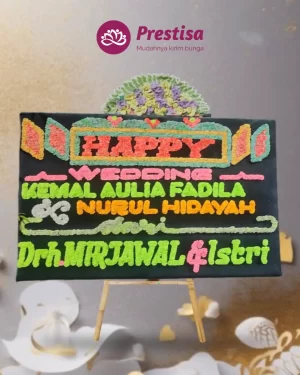 Karangan Bunga Papan – Wedding– Banda Aceh– 9