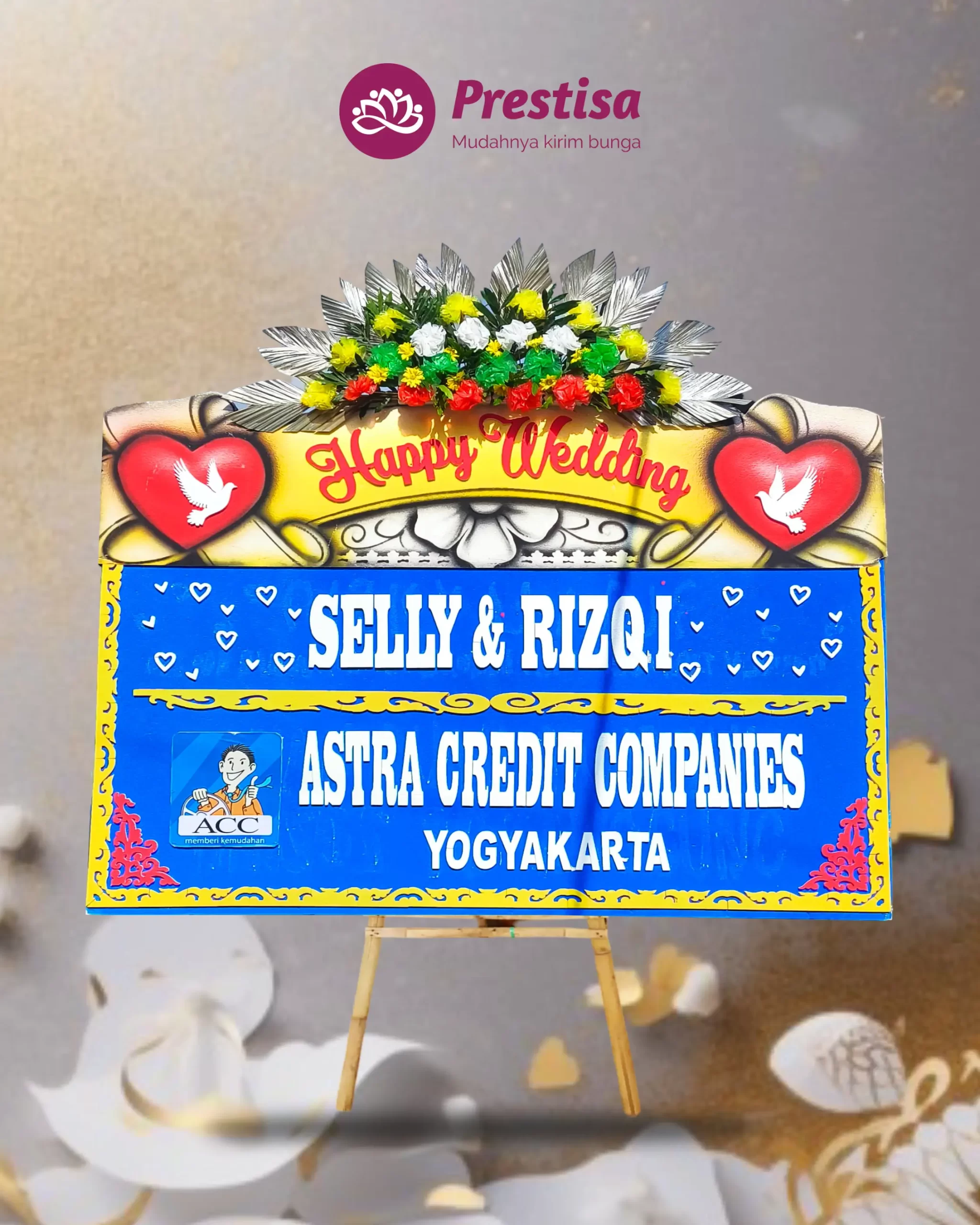 Karangan Bunga Papan – Wedding – Cilacap – 3