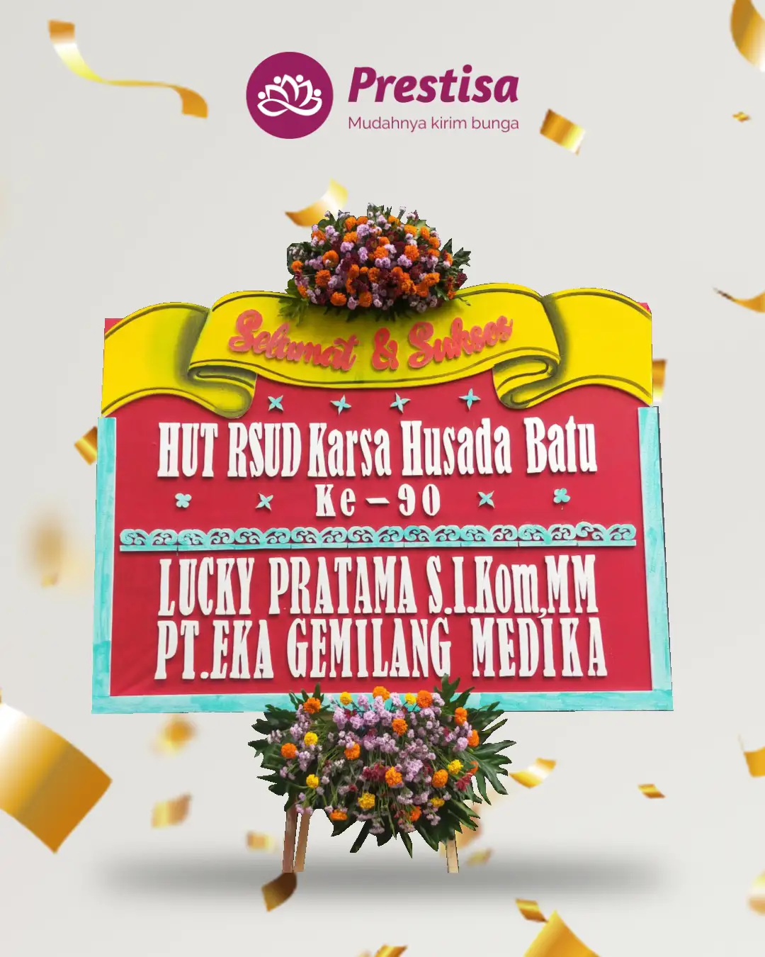 Karangan Bunga Papan – Congratulation– Malang – 5