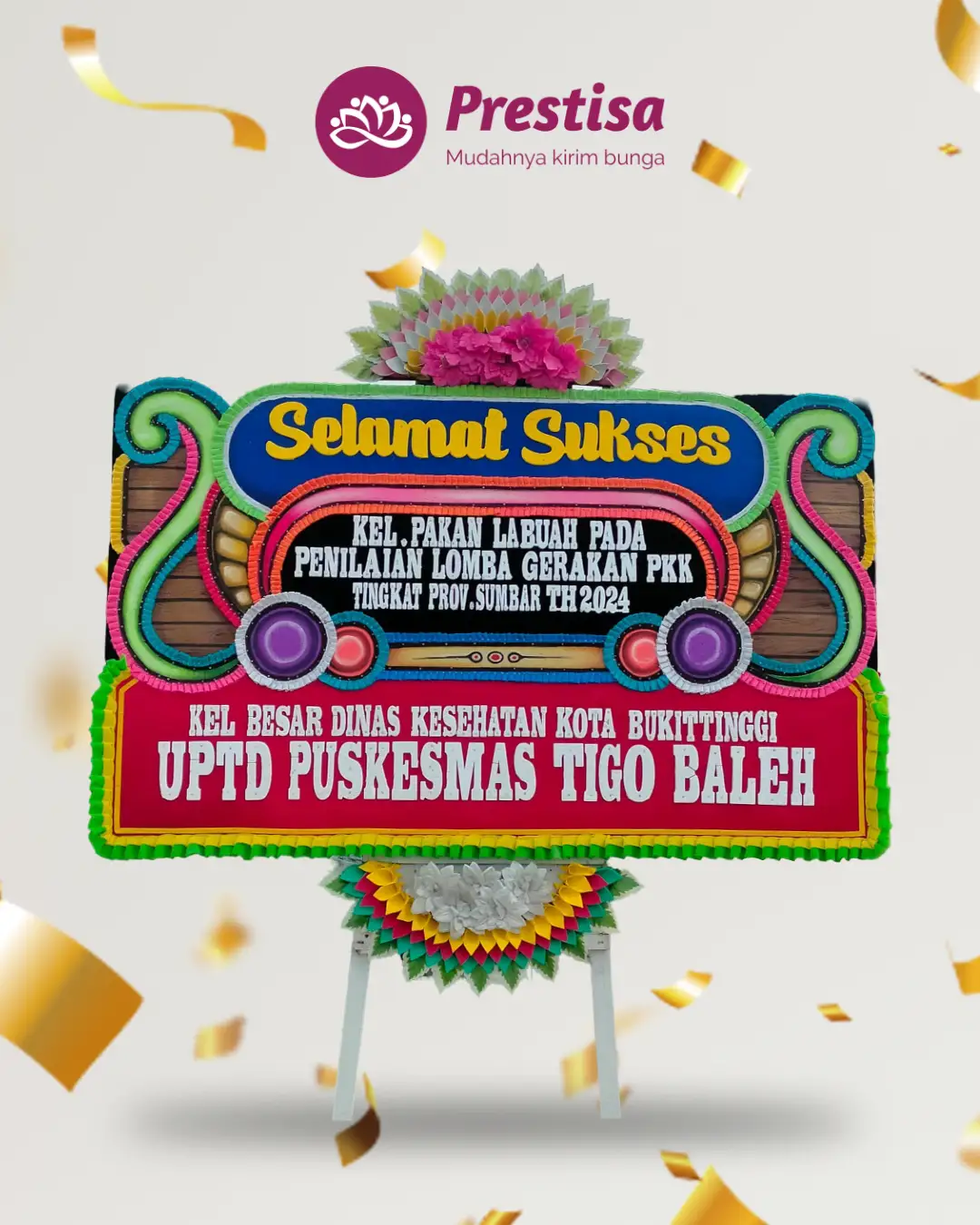 Karangan Bunga Papan – Congratulation– Padang– 6