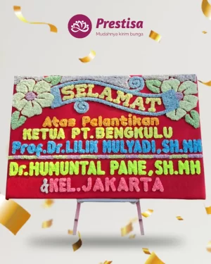 Karangan Bunga Papan – Congratulation– Bengkulu– 3