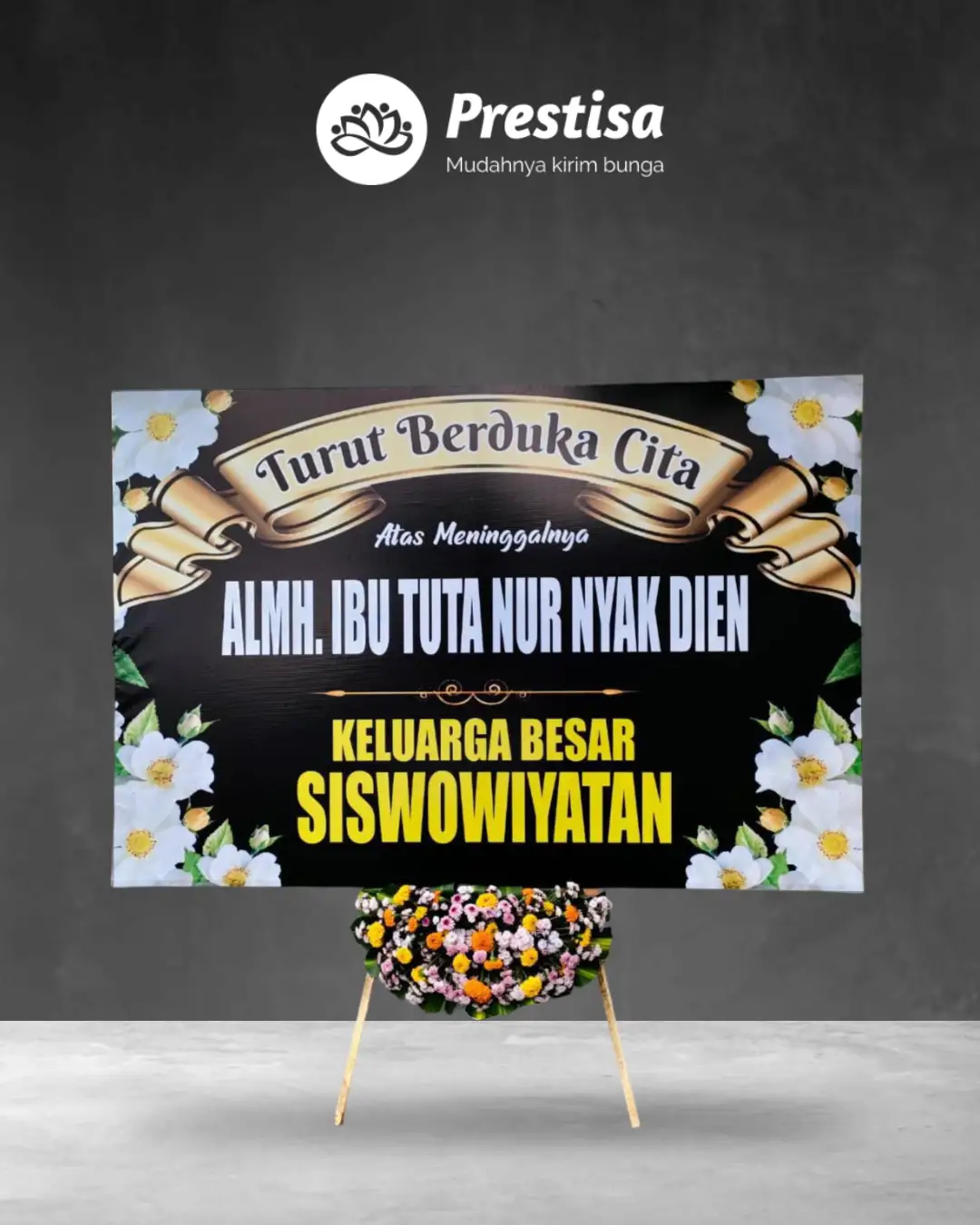 Karangan Bunga Papan – Duka Cita– Madiun – 1